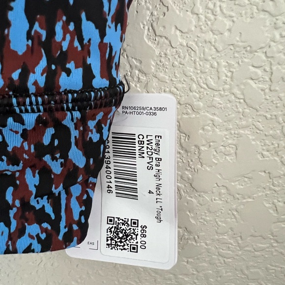 Lululemon Energy High-Neck Longline Bra *Medium Support, B–D Cups (Sz 4) - Picture 5 of 8